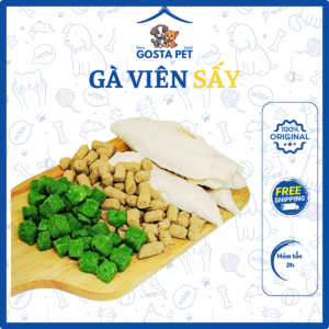 Gà viên sấy