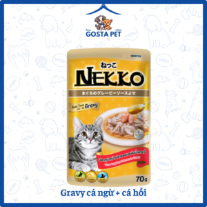 Pate nekko Gravy cá ngừ + cá hồi