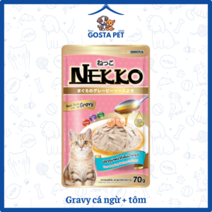 Pate nekko Gravy cá ngừ + tôm