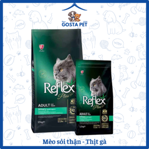 Hạt Reflex Plus Mèo Sỏi Thận Thịt Gà