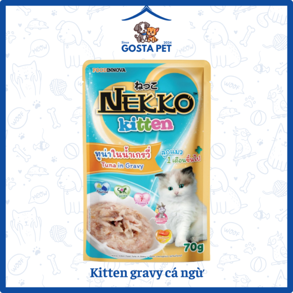 Pate Nekko Kitten creamy cá ngừ