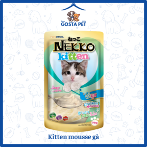 Pate Nekko Kitten mousse gà