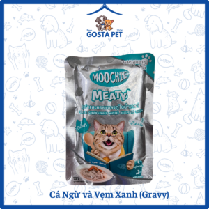 Pate Moochie 70g Cá Ngừ Vẹm Xanh Gravy