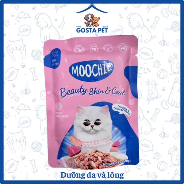 Pate Moochie 70g Dưỡng Da Lông