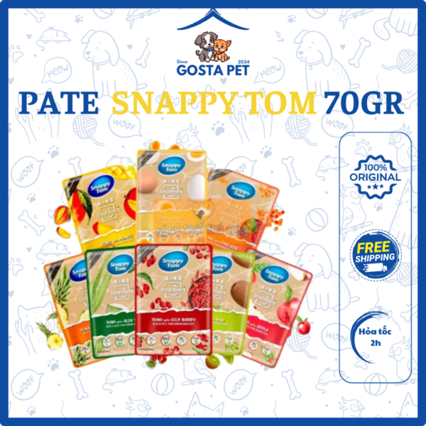 Pate Snappy Tom 70g