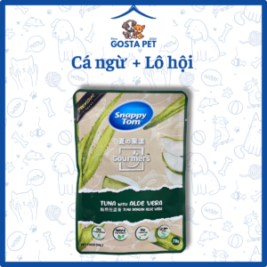 Pate Snappy Tom 70g Cá Ngừ + Lô Hội