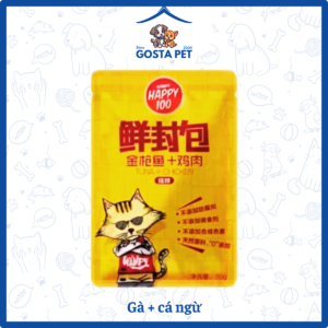 Pate Wanpy Happy Gà + Cá Ngừ