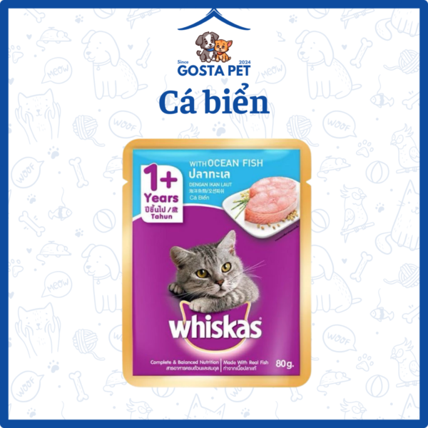 Pate Whiskhas Cá Biển