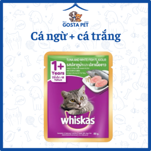 Pate Whiskhas Cá Ngừ - Cá Trắng