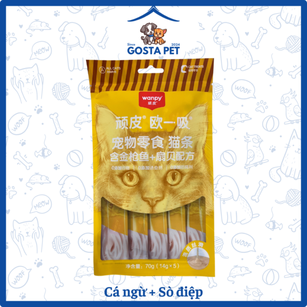 Soup thưởng wanpy cá ngừ sò điệp